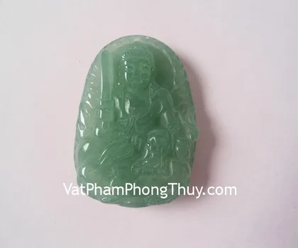 Phật bản mệnh phỉ thúy nhỏ ( A DI ĐÀ - Tuổi Tuất + Hợi ) S6640-8