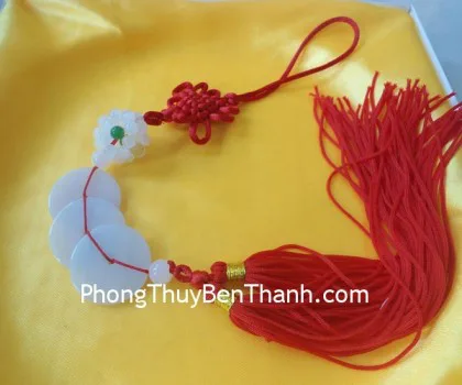 Ngọc bội đồng tiền khắc hoa vân nổi (GCN)(95.58gr) S6896-S2-6499