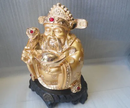 Thần tài vàng đứng đế thủy tinh - tài nguyên quãng tiến H268G