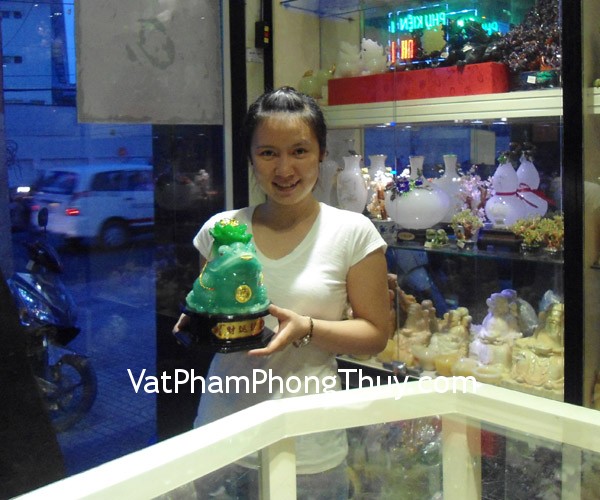 Chị anh- khách hàng mua Thiềm thừ xanh cõng cải H157G