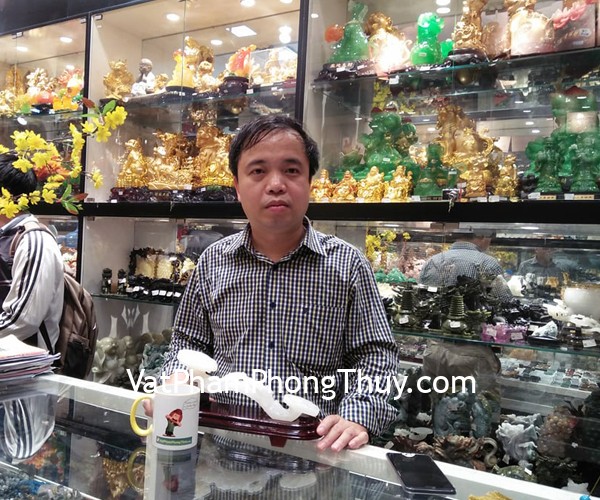 Anh Cường - khách hàng mua gậy như ý bạch ngọc khủng GM077