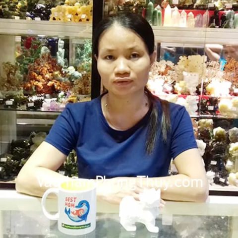 Chị Nhân - khách hàng mua Tỳ hưu Bắc Kinh trắng BKT-S